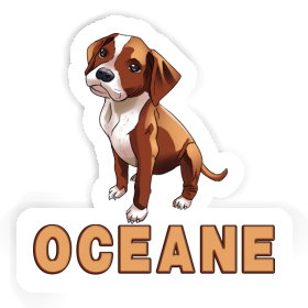 Aufkleber Oceane Boxerhund Image