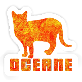 Aufkleber Oceane Katze Image