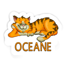Katze Aufkleber Oceane Image