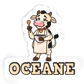 Köchin Aufkleber Oceane Image
