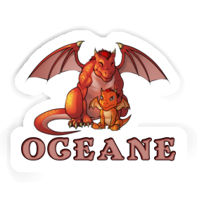 Sticker Drache Oceane Image