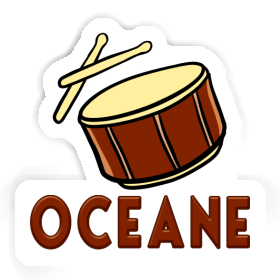 Trommel Sticker Oceane Image