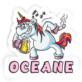 Oceane Sticker Party-Einhorn Image