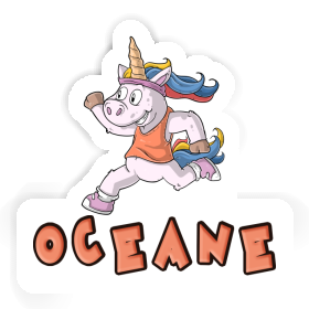Oceane Aufkleber Läuferin Image