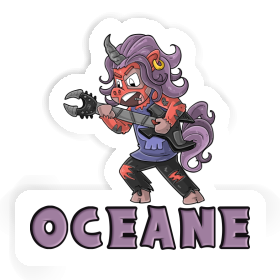 Aufkleber Oceane Rockendes Einhorn Image