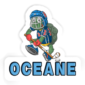 Eishockeyspieler Aufkleber Oceane Image