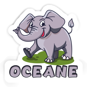 Aufkleber Oceane Elefant Image