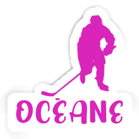 Oceane Aufkleber Eishockeyspielerin Image