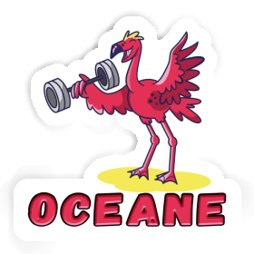 Gewichtheber Sticker Oceane Image