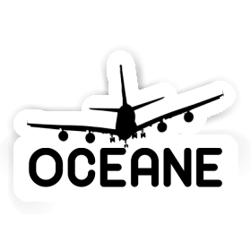 Aufkleber Oceane Flugzeug Image