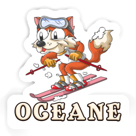 Sticker Oceane Skifahrer Image