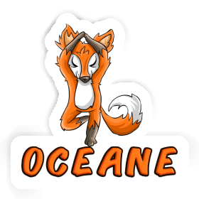 Yoga Fuchs Sticker Oceane Image
