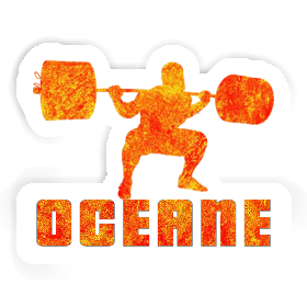 Sticker Gewichtheber Oceane Image