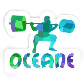 Gewichtheber Sticker Oceane Image