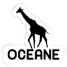 Aufkleber Oceane Giraffe Image