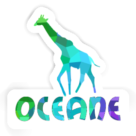 Sticker Oceane Giraffe Image