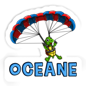 Aufkleber Oceane Gleitschirmpilot Image