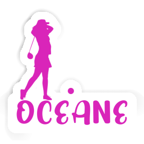 Sticker Golferin Oceane Image