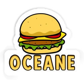Aufkleber Oceane Cheeseburger Image