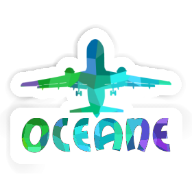 Sticker Jumbo-Jet Oceane Image