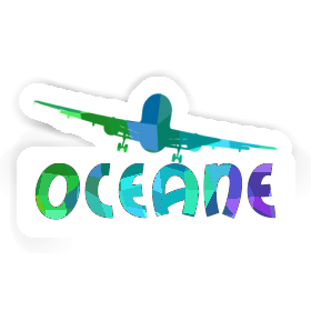 Sticker Oceane Flugzeug Image