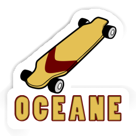 Sticker Longboard  Oceane Image