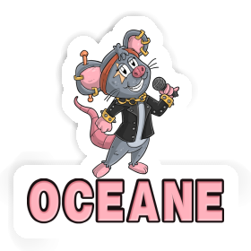 Aufkleber Sängerin Oceane Image