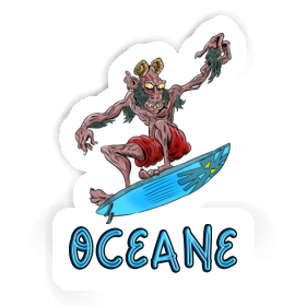 Oceane Sticker Surfer Image