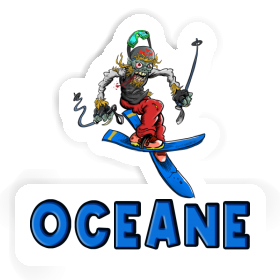 Sticker Oceane Skifahrer Image