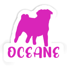 Pug Sticker Oceane Image