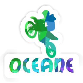 Sticker Oceane Motocross-Fahrer Image