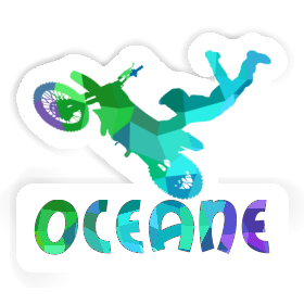 Aufkleber Oceane Motocross-Fahrer Image