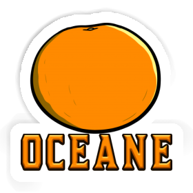 Aufkleber Orange Oceane Image
