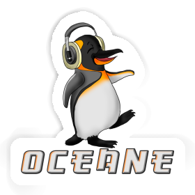 Oceane Sticker Musik-Pinguin Image
