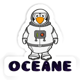 Oceane Sticker Astronaut Image