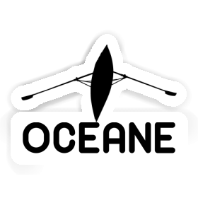 Ruderboot Aufkleber Oceane Image
