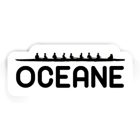 Sticker Oceane Ruderboot Image