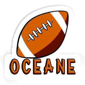 Oceane Aufkleber Rugby Image