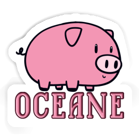 Schwein Sticker Oceane Image