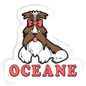 Shih Tzu Sticker Oceane Image
