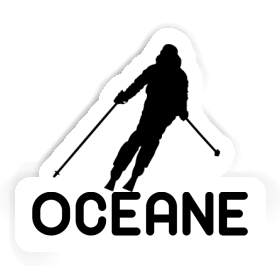 Sticker Skifahrerin Oceane Image