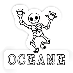 Skelett Aufkleber Oceane Image