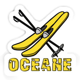 Ski Aufkleber Oceane Image