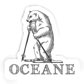 Oceane Aufkleber Skifahrer Image