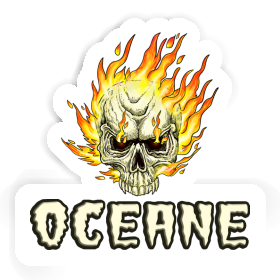 Aufkleber Totenkopf Oceane Image