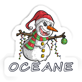 Aufkleber Oceane Schneemann Image