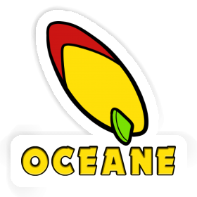 Sticker Surfboard Oceane Image