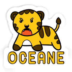 Aufkleber Baby-Tiger Oceane Image