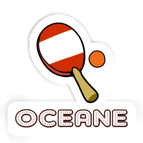 Sticker Oceane Tischtennisschläger Image