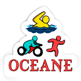 Aufkleber Triathlet Oceane Image